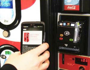 credit card reader vending machine